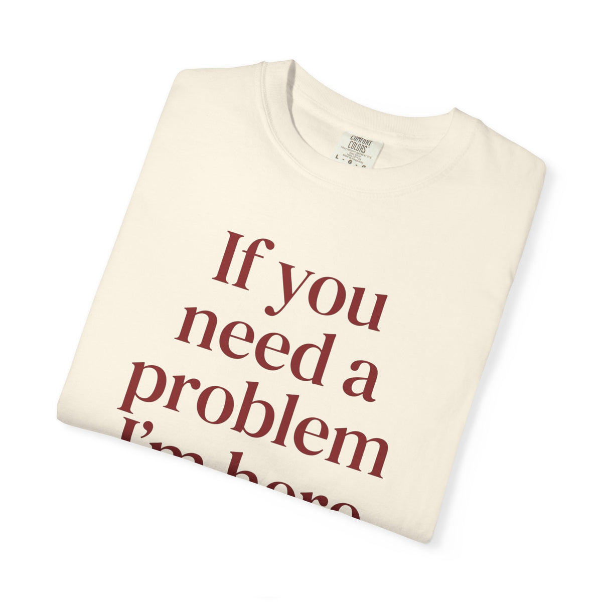 If You Need a Problem I'm Here Shirt – Funny Quote Tee
