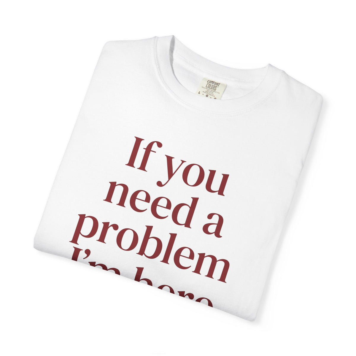 If You Need a Problem I'm Here Shirt – Funny Quote Tee