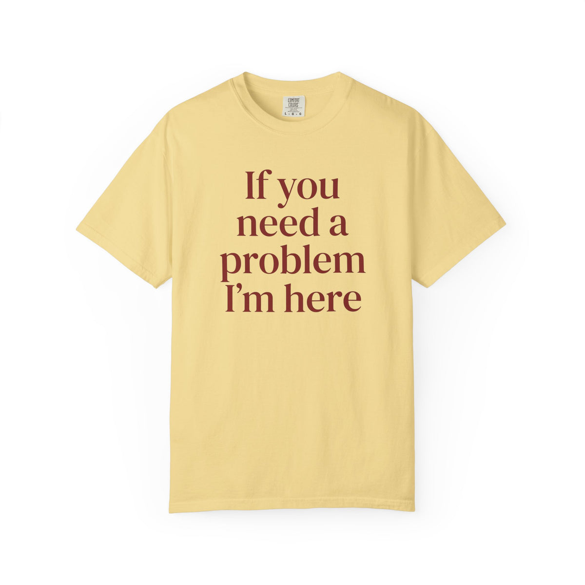 If You Need a Problem I'm Here Shirt – Funny Quote Tee